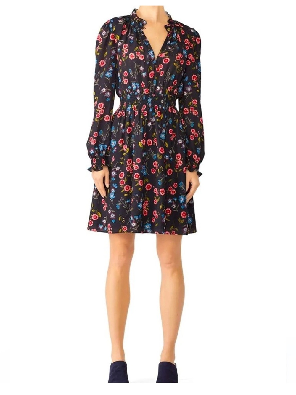 Kate Spade Meadow Smock Waist Mini Dress